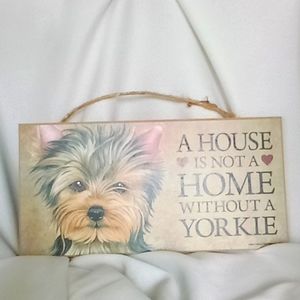 🐒Cute Yorkie sign